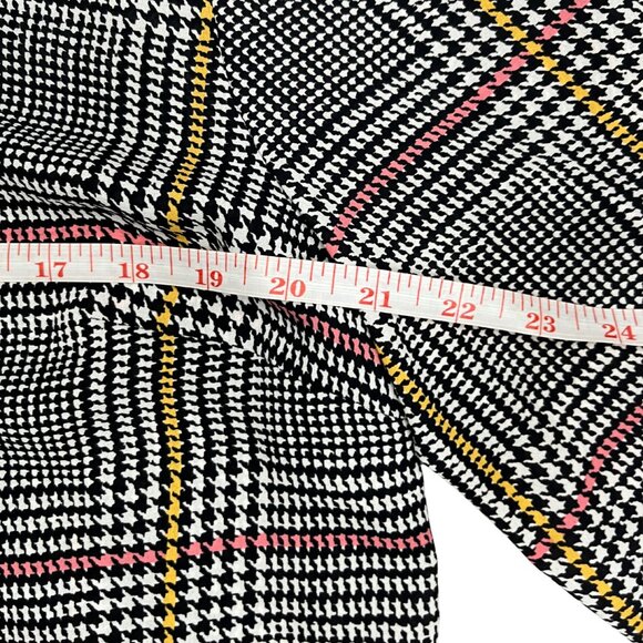 Charter Club Women's Houndstooth Plaid Button Down Blouse Size L Workwear Chic - Picture 5 of 10